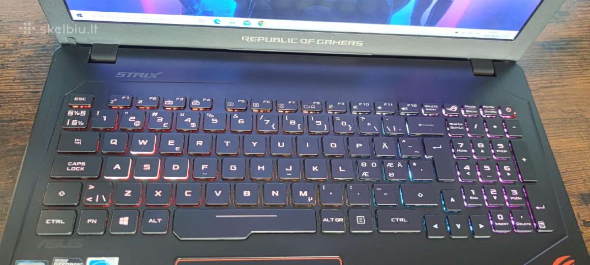 Asus Rog Strix Gl553ve - nuotraukos Nr. 4