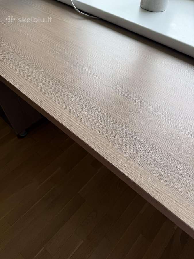 Ilgas rašomasis stalas su lentynomis - nuotraukos Nr. 4