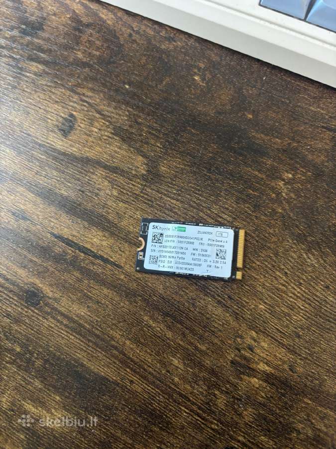Nvme SSD 1tb/512gb - nuotraukos Nr. 2