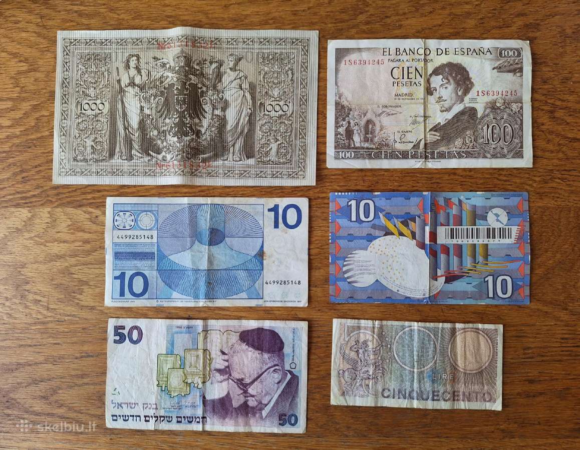6 banknotai Reichas ir kiti - nuotraukos Nr. 2