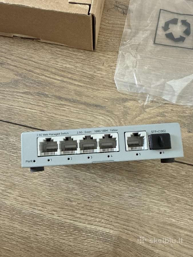 Valdomas komutatorius (Switch) Horaco 2.5G + 10g - nuotraukos Nr. 2