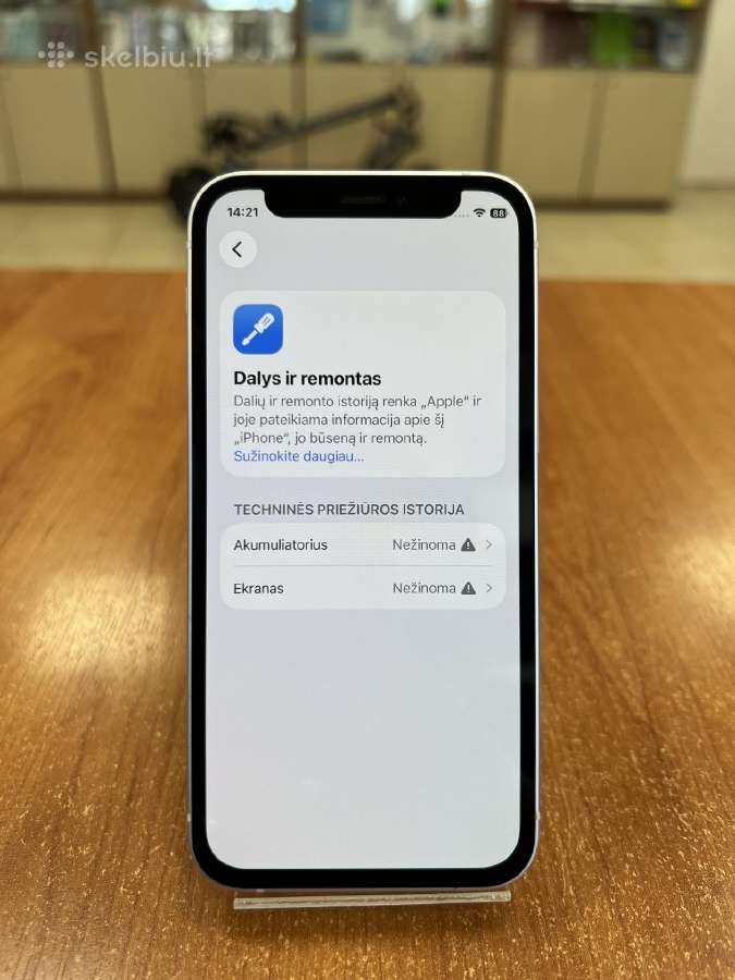 Apple iPhone 12 Mini 64 GB (Naudotas) - nuotraukos Nr. 2