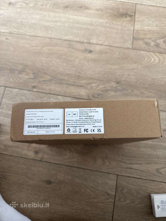Valdomas 10g komutatorius (Switch) 8 10gbps Sfp+ - nuotraukos Nr. 5