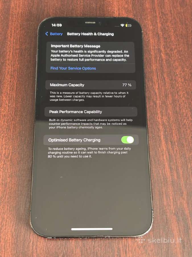 Apple iPhone 12 Pro Max 128 GB – mėlynas - nuotraukos Nr. 8