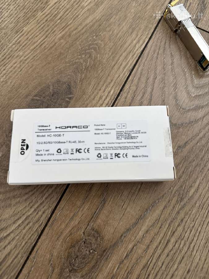 10g Sfp+ to Rj45 modulis (hc-10ge-t / 10gbase-t 30 - nuotraukos Nr. 3