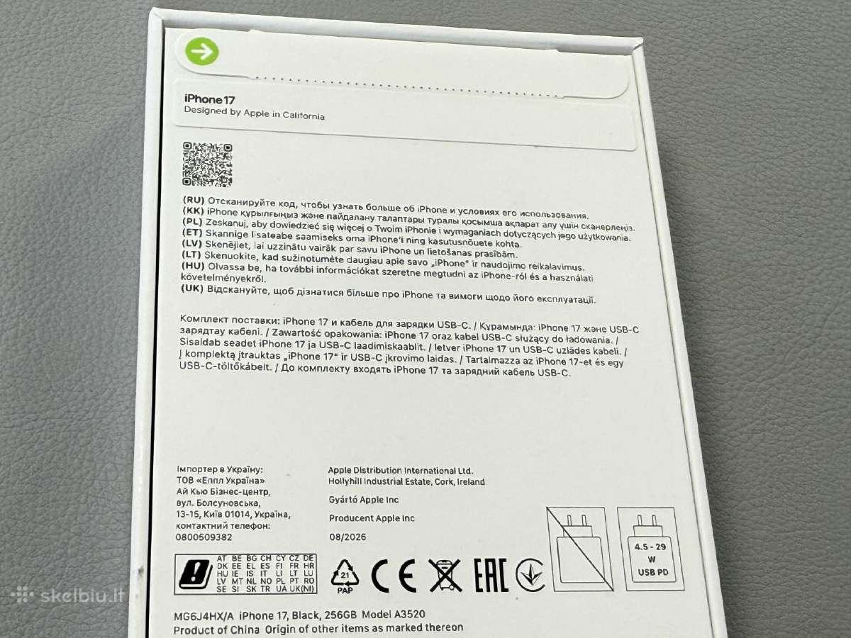 iPhone 17 256gb iš Telia - nuotraukos Nr. 3