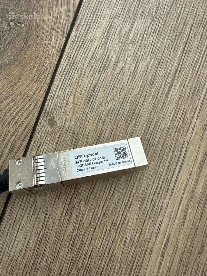 10g Sfp+ Dac kabelis 1m m - nuotraukos Nr. 2
