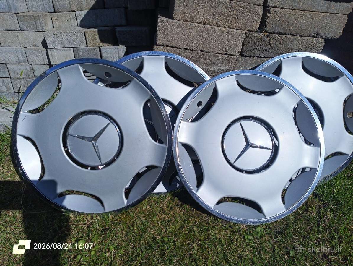 Mercedes-benz R15 originalūs ratų gaubtai – 4 vnt - nuotraukos Nr. 3