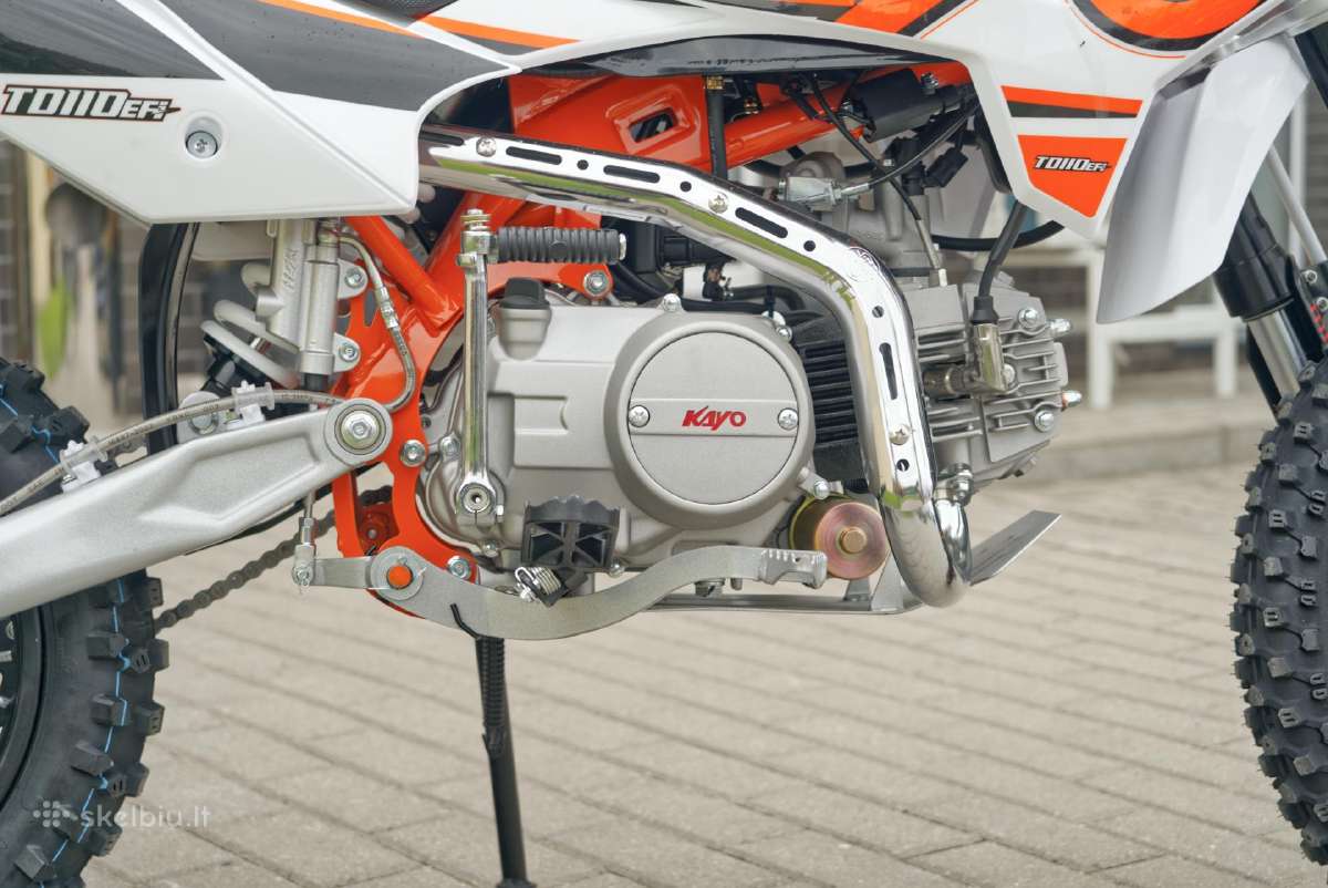 Krosinis motociklas Kayo Td110 Efi su įpurškimu ! - nuotraukos Nr. 14