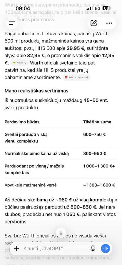 Wurth chemija - nuotraukos Nr. 6