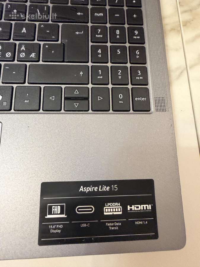 Acer Aspire Lite 15 - nuotraukos Nr. 3