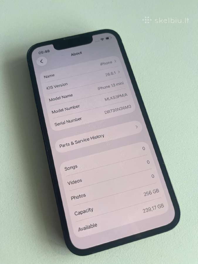 iPhone 13 mini - 256gb - nuotraukos Nr. 5