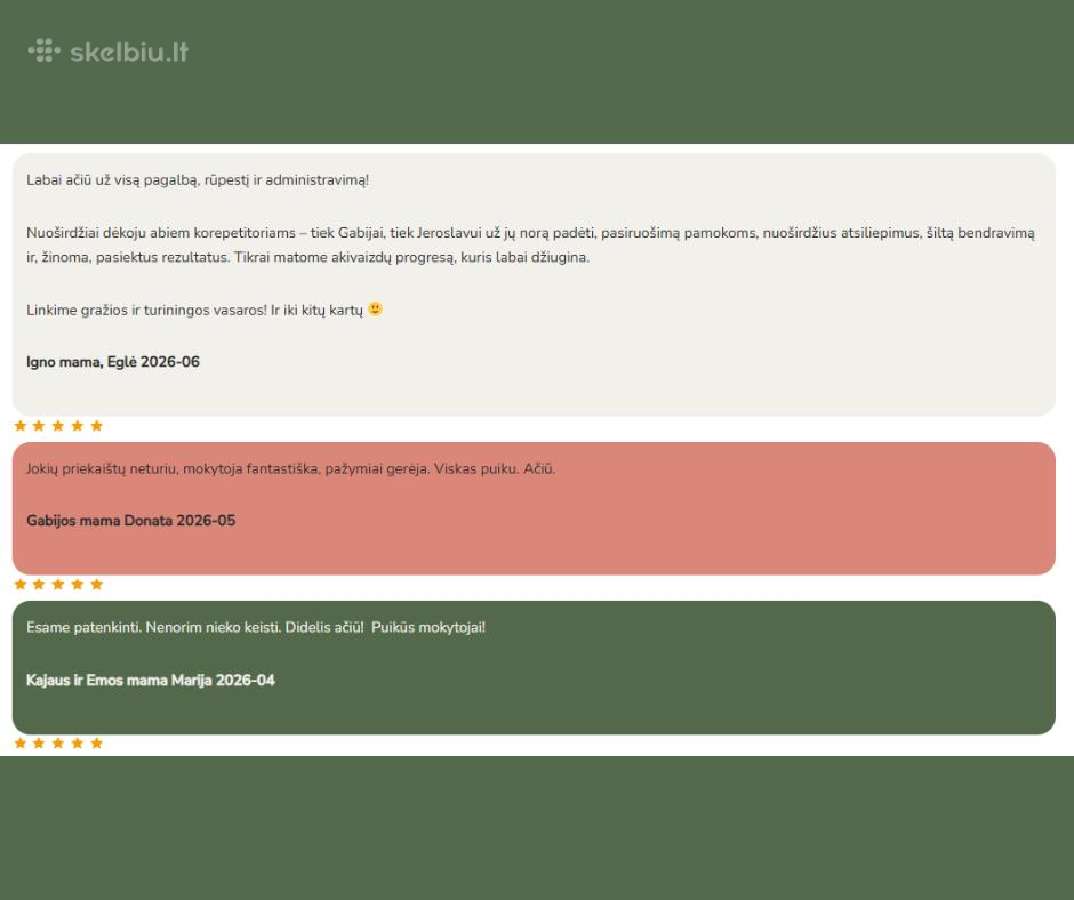 Atrinkti Korepetitoriai Už Geriausią Kainą! - nuotraukos Nr. 4