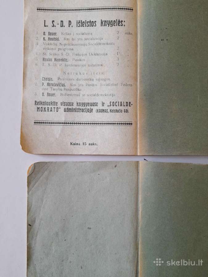 "Lietuvos Socialdemokratų Partija" 1920-1922m - nuotraukos Nr. 12