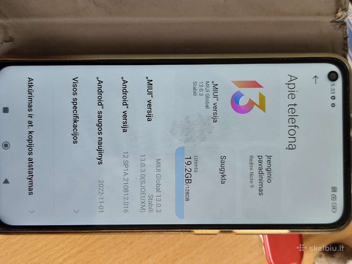 Xiaomi Redmi Note 9 - nuotraukos Nr. 5