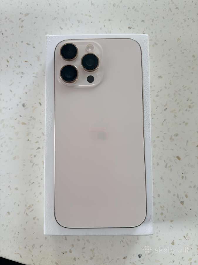 iPhone 16 Pro Max 256gb Gold - nuotraukos Nr. 6