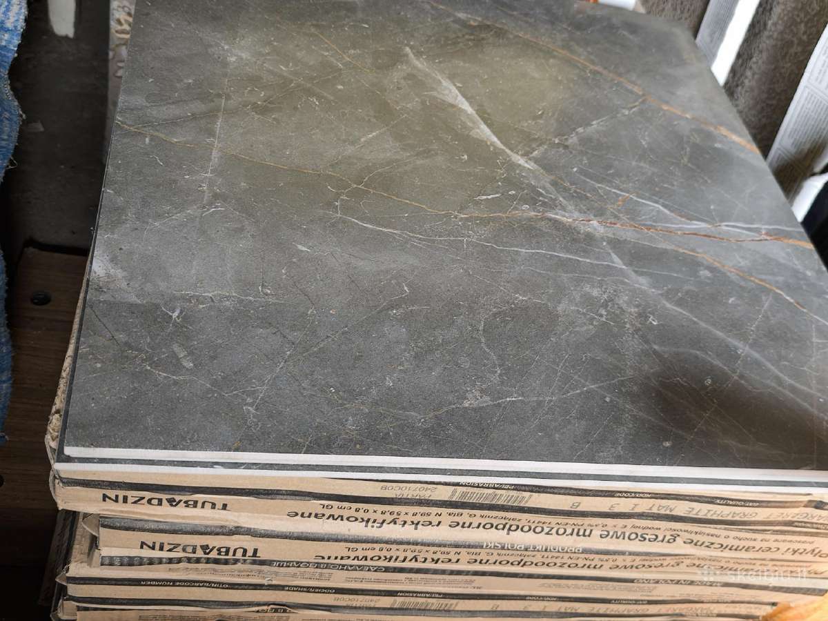 Akmens masės 60x60 plytelės - nuotraukos Nr. 4