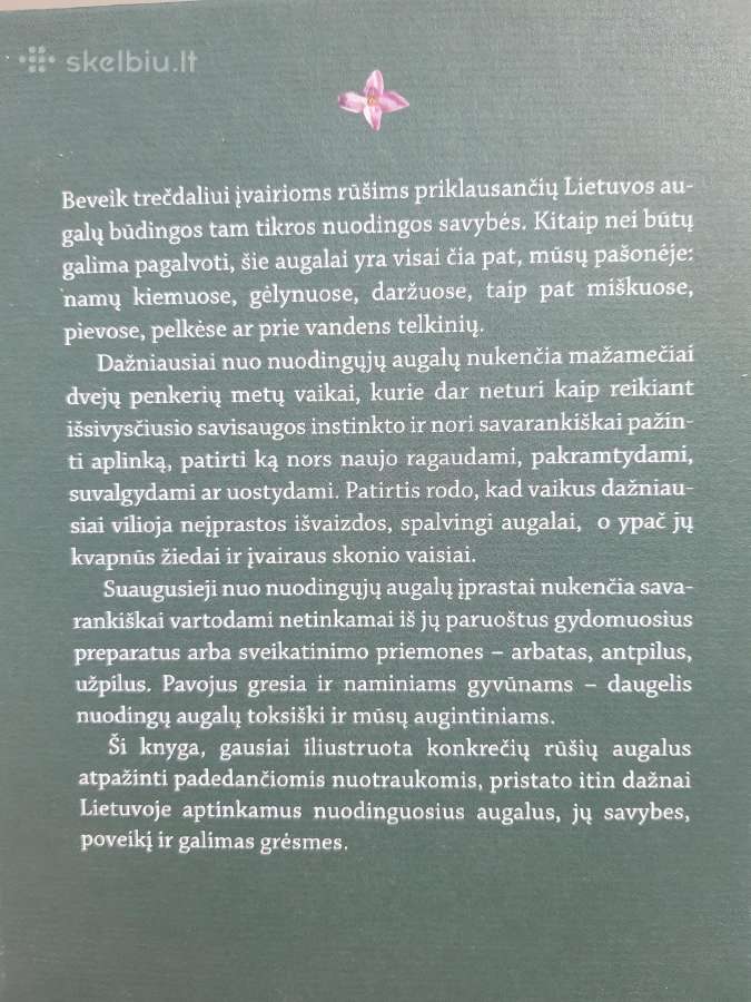 Knyga "Nuodingieji augalai šalia mūsų" - nuotraukos Nr. 2