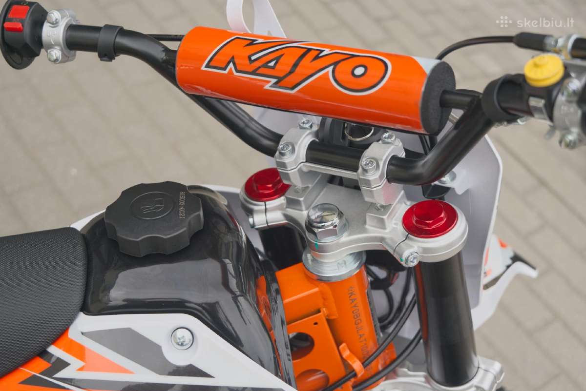 Vaikiškas krosinis motociklas Kayo Tt125 Efi - nuotraukos Nr. 9