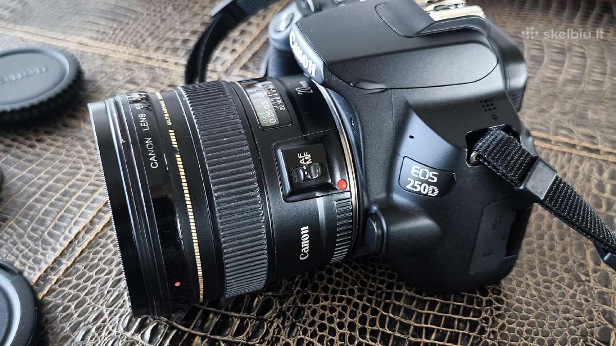 Canon EOS 250d+canon Ef 20-2,8 - nuotraukos Nr. 5