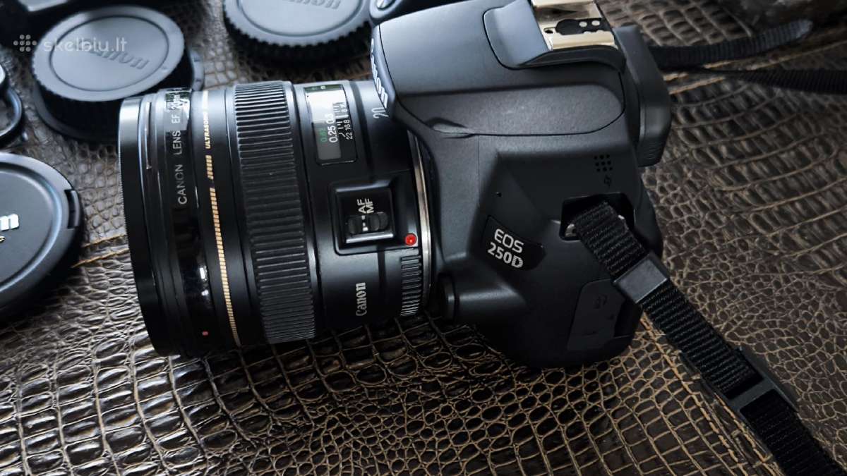 Canon EOS 250d+canon Ef 20-2,8 - nuotraukos Nr. 9