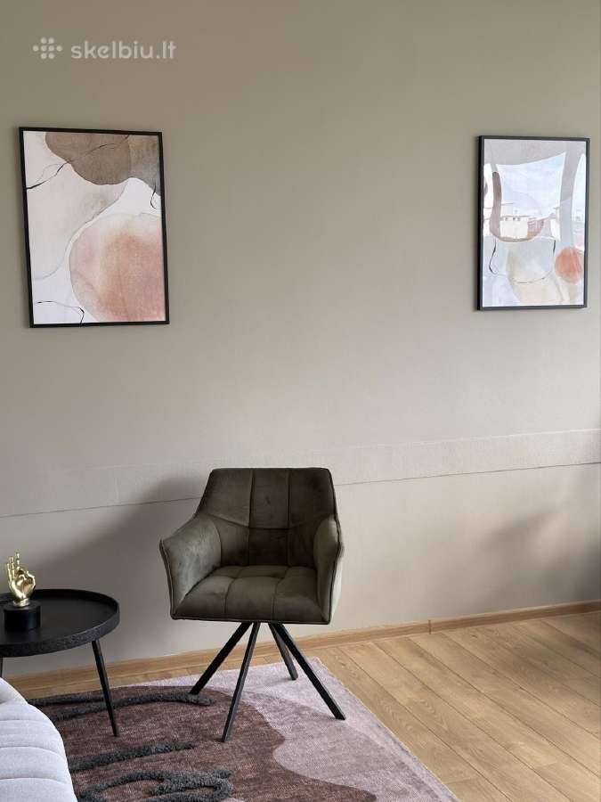 Dvivietė sofa, spinta, lentyna, kėdės, paveikslai - nuotraukos Nr. 6