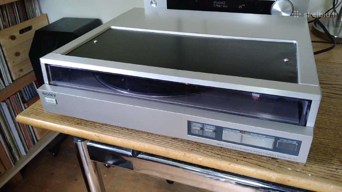 Plokštelių grotuvas Sony ps-fl1 - nuotraukos Nr. 2