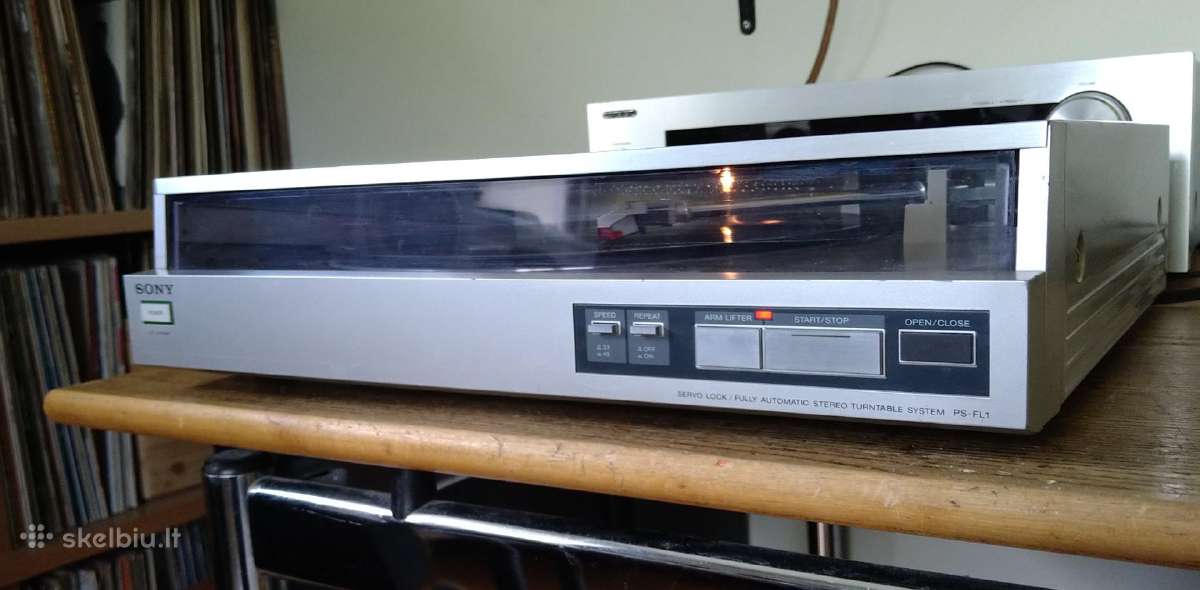 Plokštelių grotuvas Sony ps-fl1 - nuotraukos Nr. 4