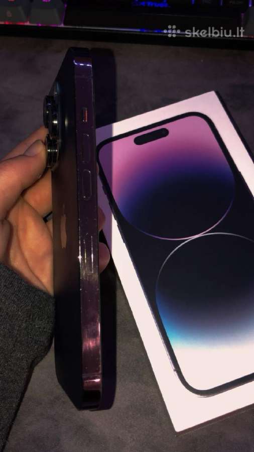 iPhone 14 Pro 128gb Deep Purple - nuotraukos Nr. 4