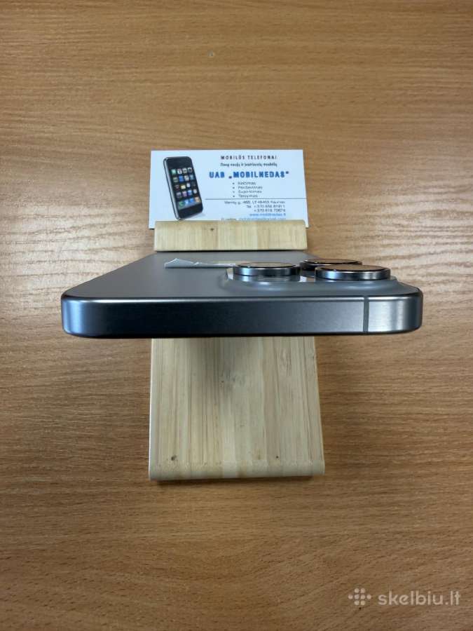 iPhone 15 pro Max 256gb Natural Kaina 580eur - nuotraukos Nr. 3