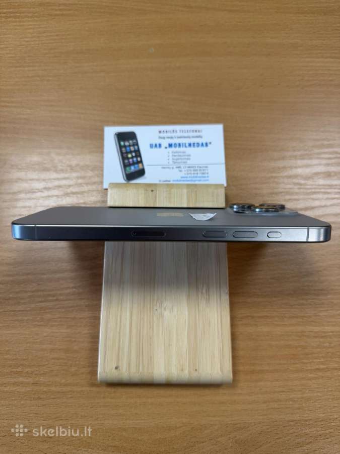 iPhone 15 pro Max 256gb Natural Kaina 580eur - nuotraukos Nr. 4