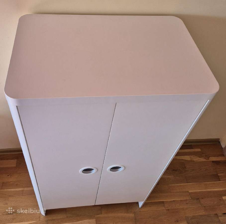 Balta Ikea Solgul vaikiška drabužių spinta - nuotraukos Nr. 3