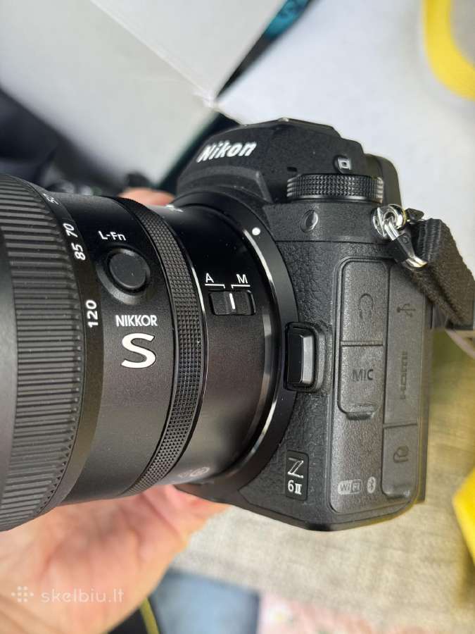Nikon Z 6 II ir nikkor komplektai - nuotraukos Nr. 11