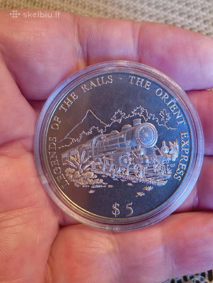 Moneta 5$ Liberija Unc Originalas Kapsulėje - nuotraukos Nr. 5