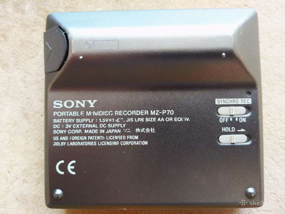 Sony Walkman Mz-r70 minidisc - nuotraukos Nr. 2