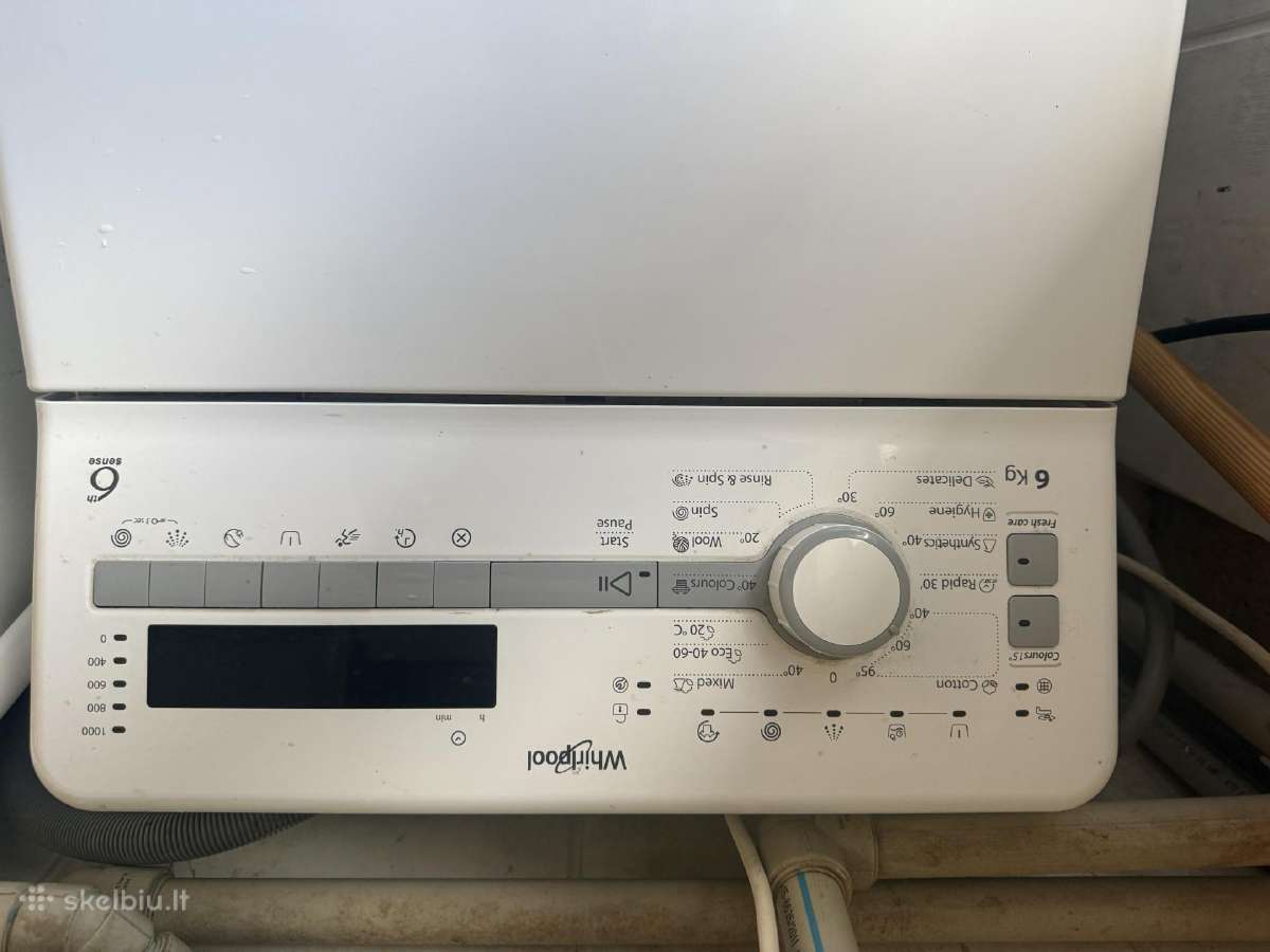 Visiškai Nauja Skalbimo Mašina Whirlpool 6kg - nuotraukos Nr. 5