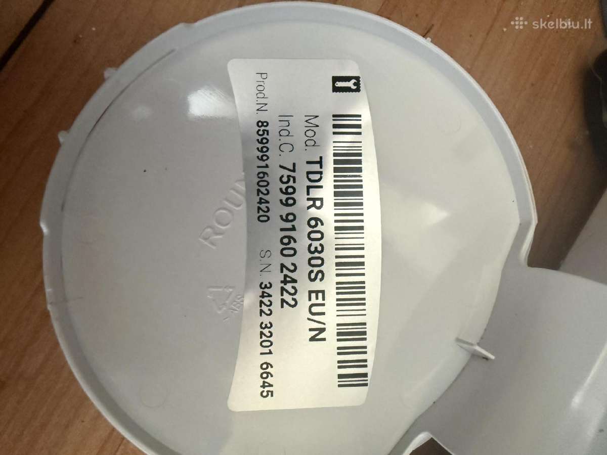 Visiškai Nauja Skalbimo Mašina Whirlpool 6kg - nuotraukos Nr. 7