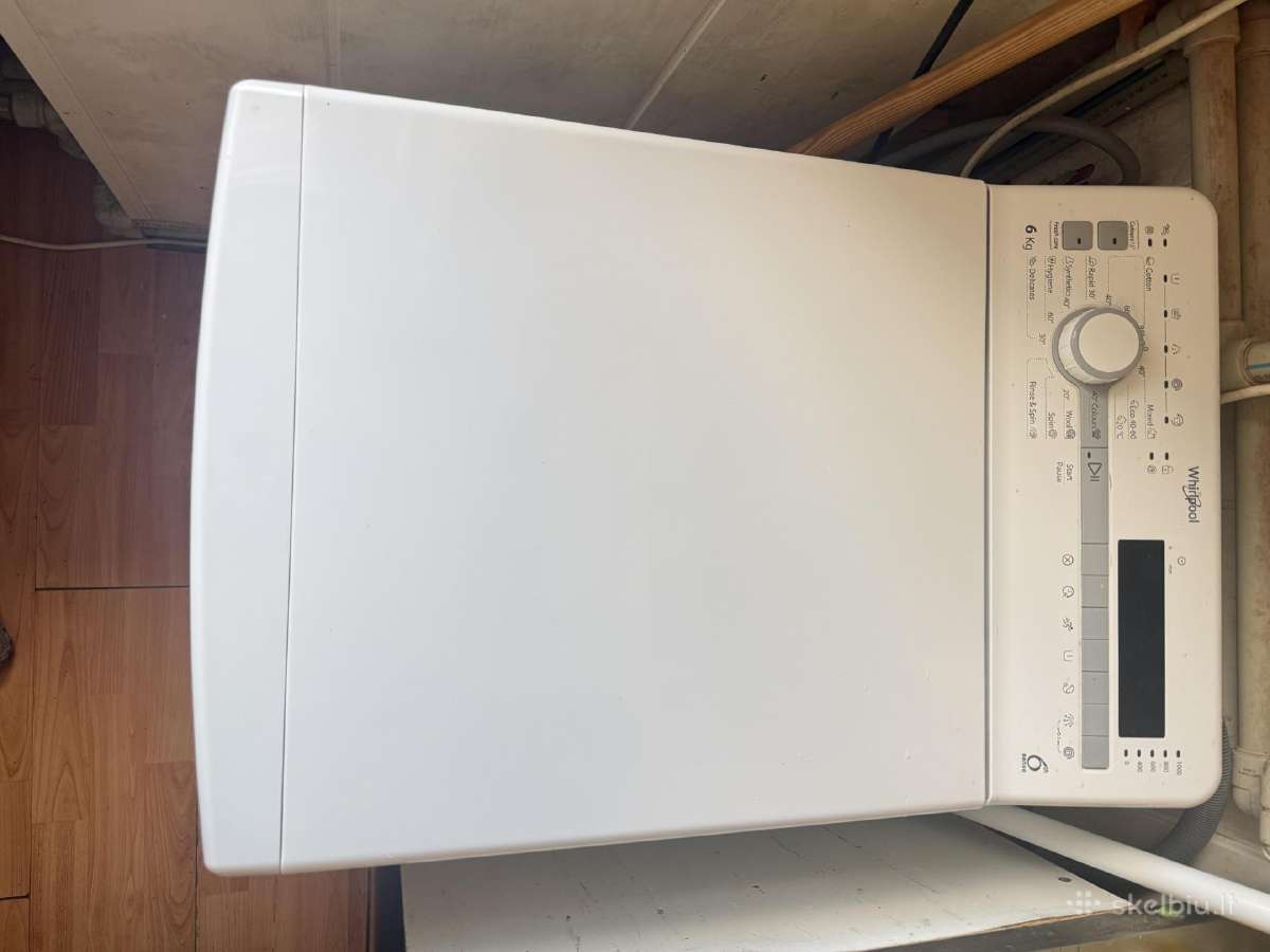 Visiškai Nauja Skalbimo Mašina Whirlpool 6kg - nuotraukos Nr. 8