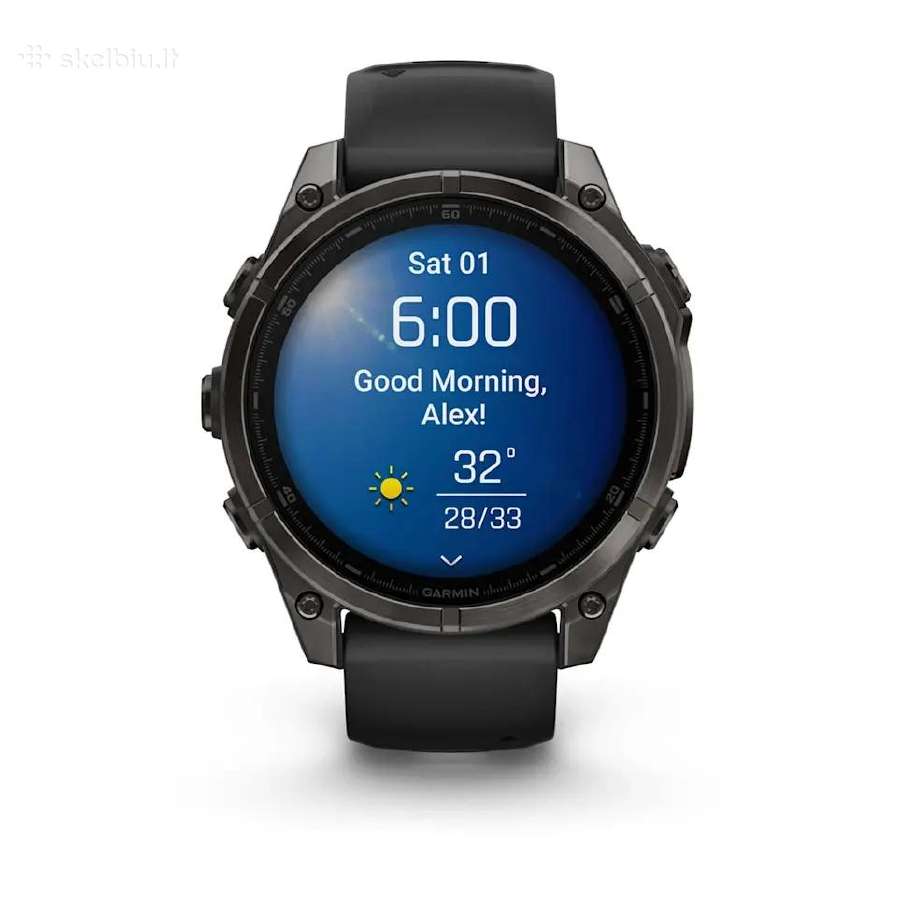 Garmin Fenix 8, saphyre amoled 47mm, 010-02904-21 - nuotraukos Nr. 2