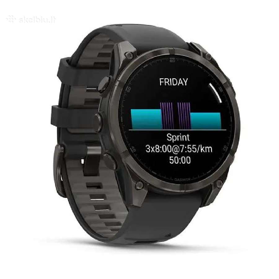 Garmin Fenix 8, saphyre amoled 47mm, 010-02904-21 - nuotraukos Nr. 3