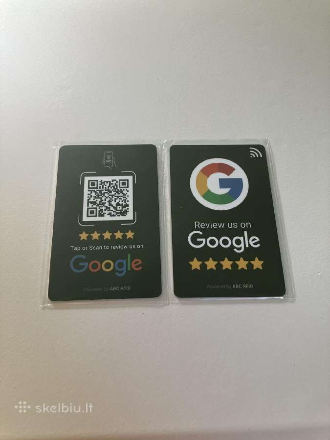 Google nfc atsiliepimų kortelės - nuotraukos Nr. 2