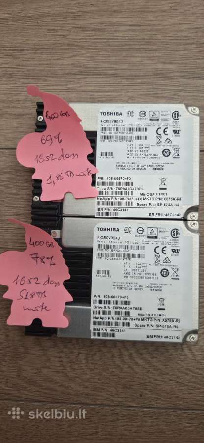 Sas SSD 3.6tb 1.92tb 12gb/s, 800gb 6gb/s - nuotraukos Nr. 14