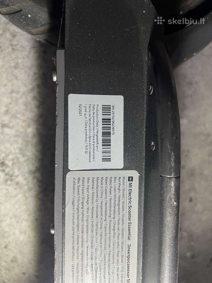 Xiaomi Mi electric scooter essential paspirtukas - nuotraukos Nr. 2