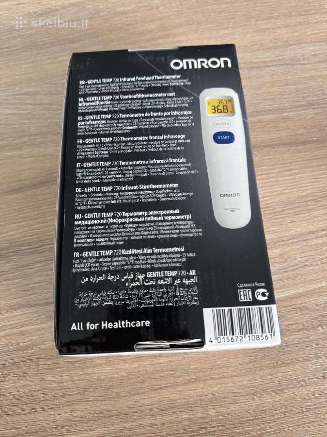 Omron Gentle Temp 720 bekontaktis termometras - nuotraukos Nr. 8