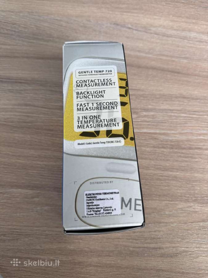 Omron Gentle Temp 720 bekontaktis termometras - nuotraukos Nr. 9