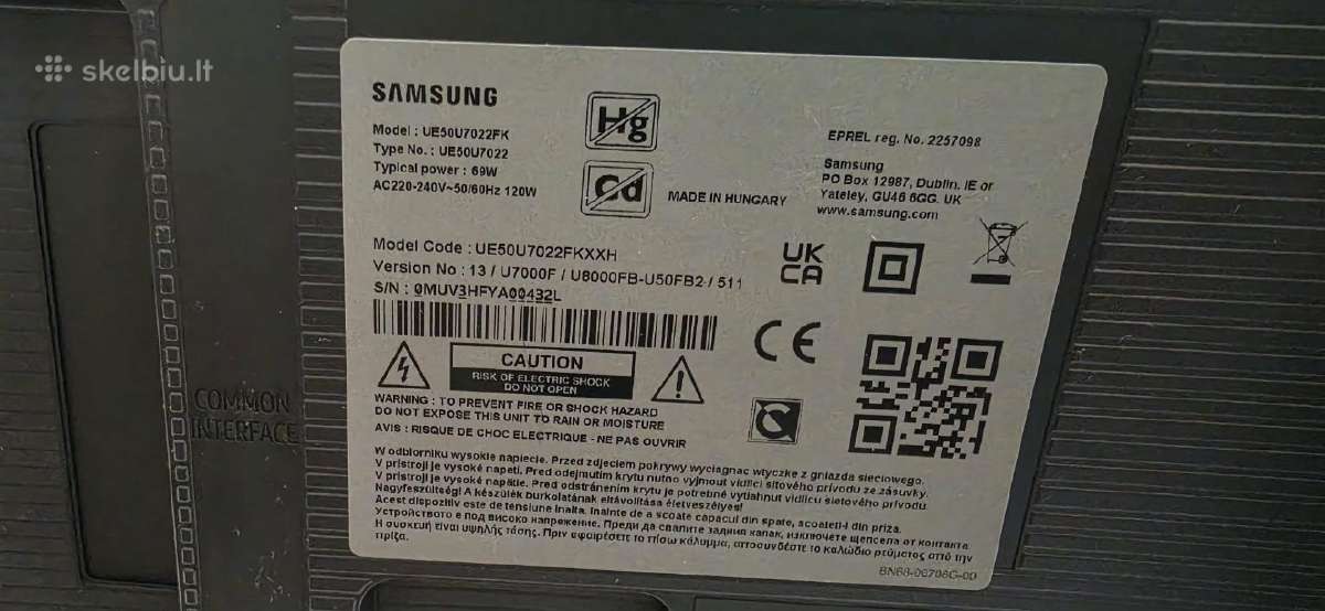 127" 4k Uhd Smart Samsung su garantija - nuotraukos Nr. 2