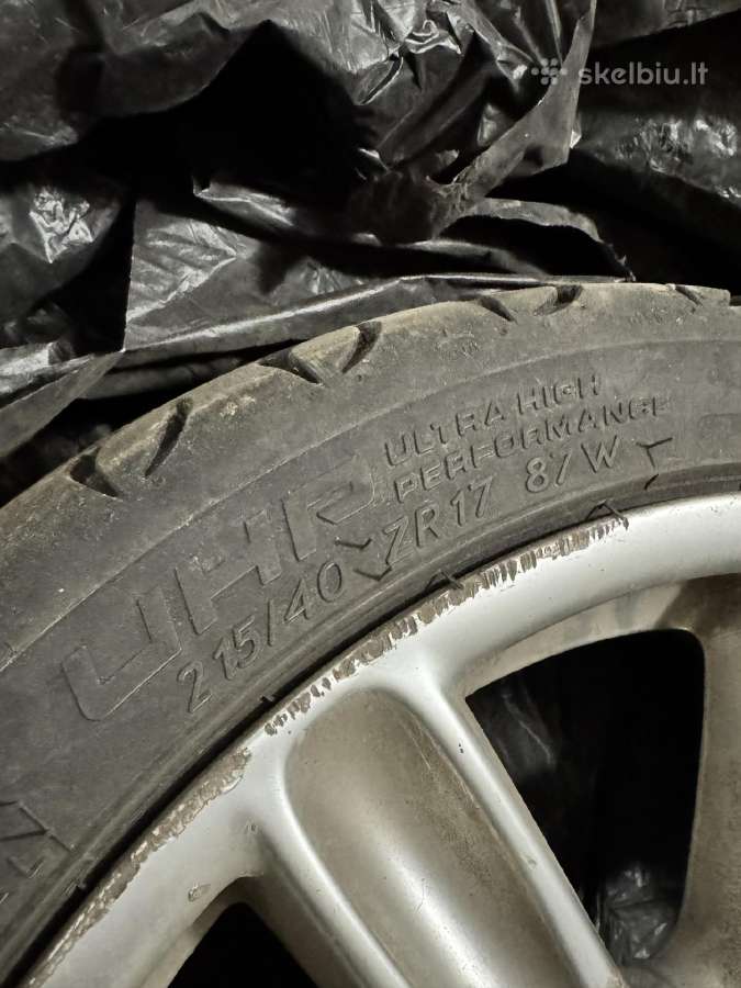 R17 Volkswagen vasariniai ratai su padangomis - nuotraukos Nr. 2
