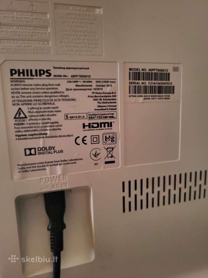 Philips Televizorius - nuotraukos Nr. 2