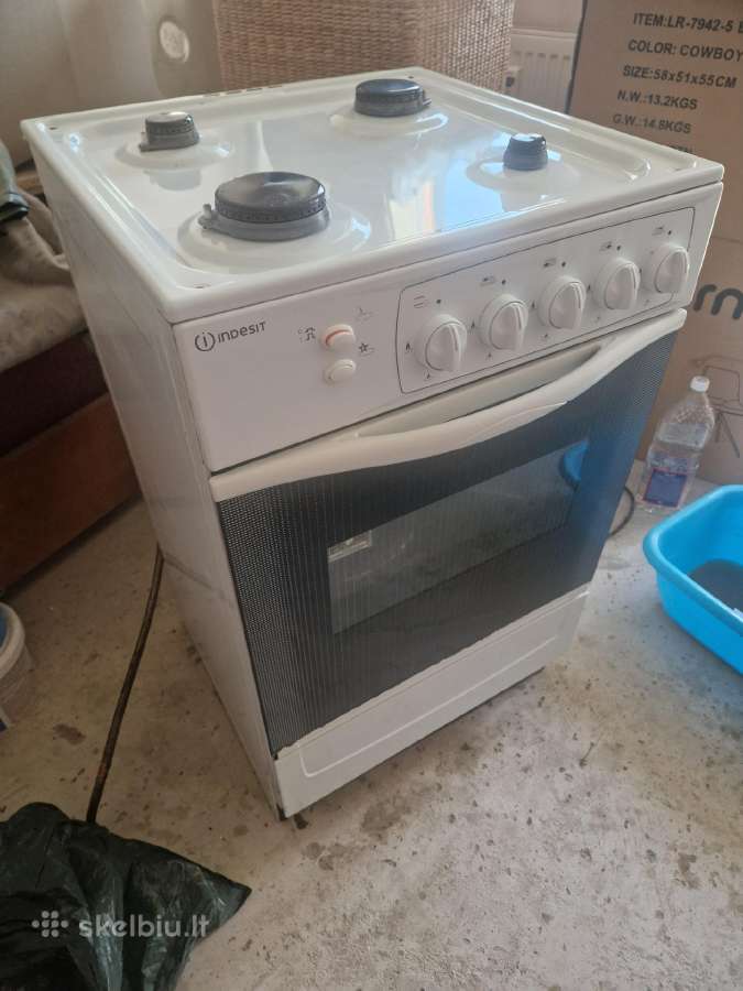 Dujinė viryklė Indesit - nuotraukos Nr. 2
