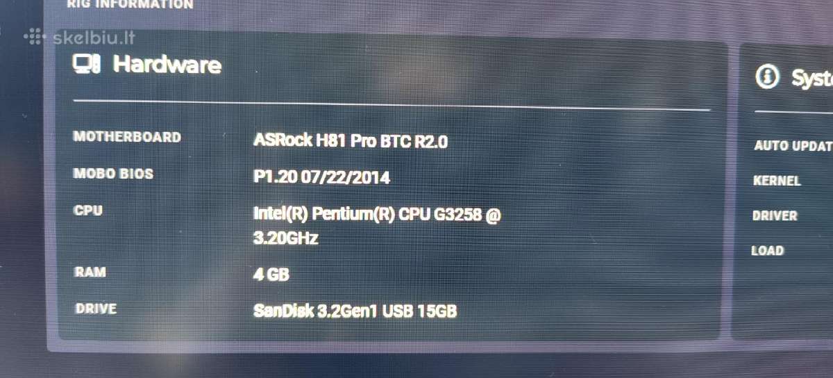 Mining rig 6 Gtx 1660 Super 6gb / Asrock H81 Pro - nuotraukos Nr. 3
